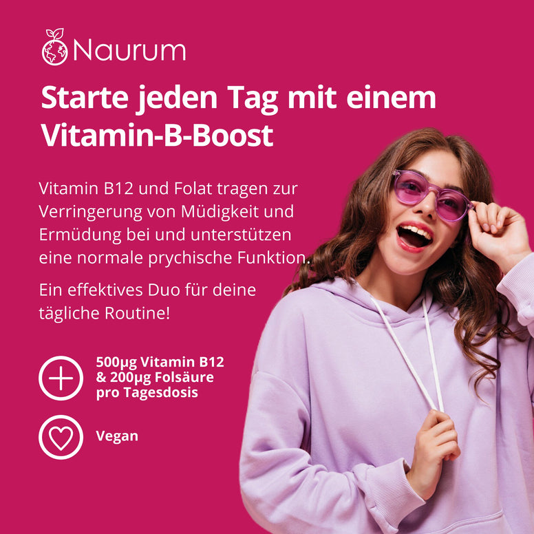 Vitamin B12 Tropfen – Trio Komplex mit Folat