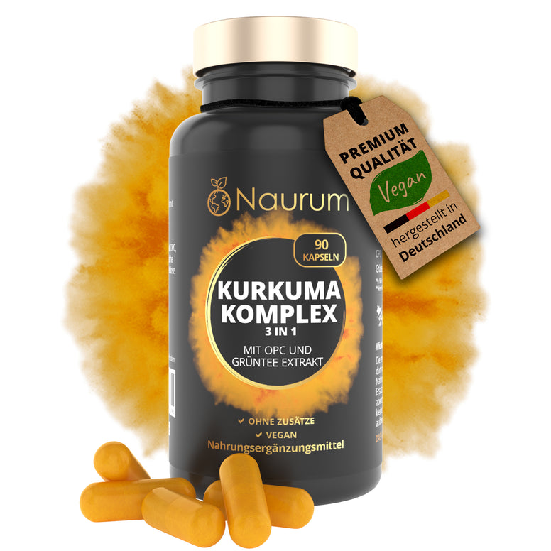 Kurkuma Komplex Kapseln – mit OPC & Grüntee-Extrakt