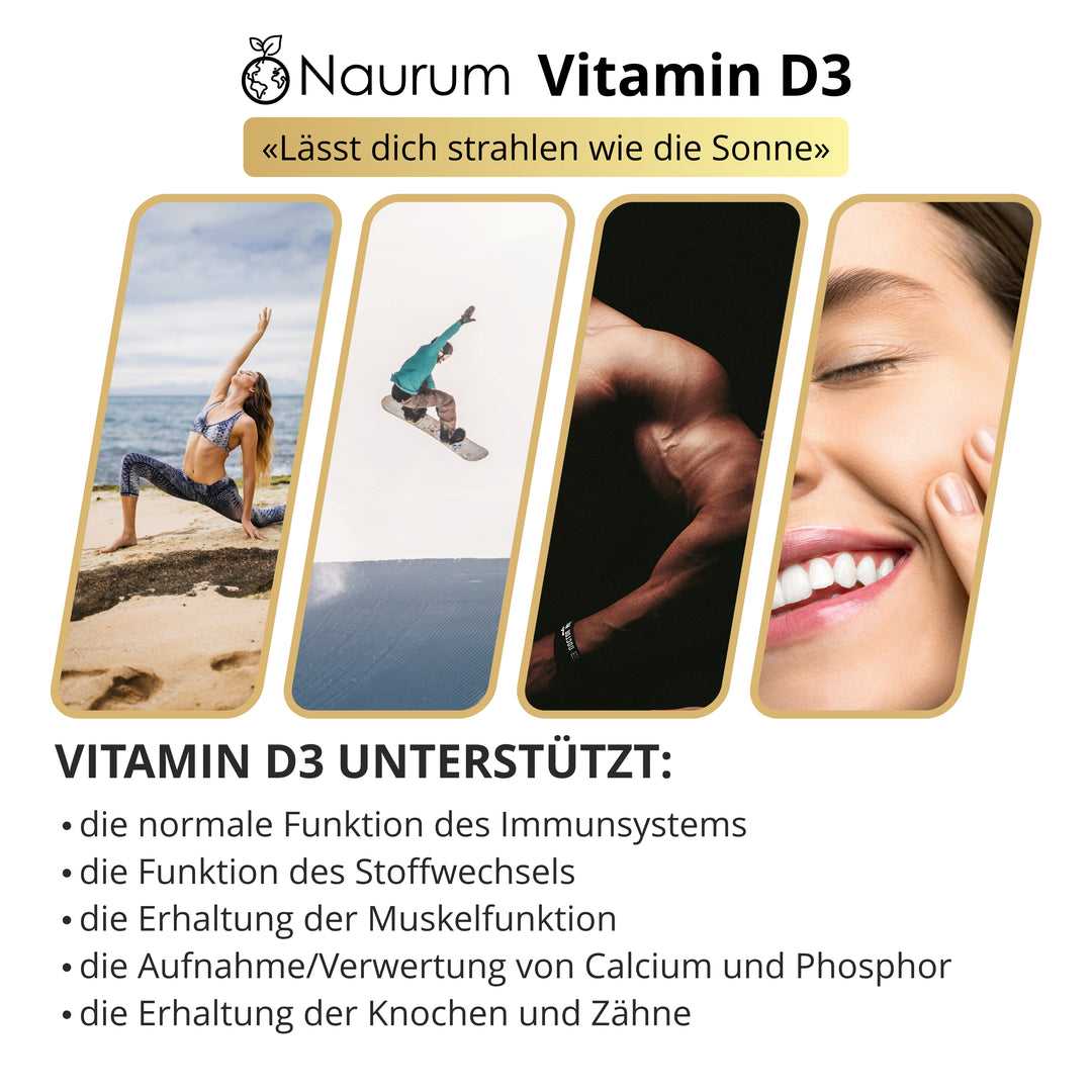 VITAMIN D3 TROPFEN - Jahresvorrat