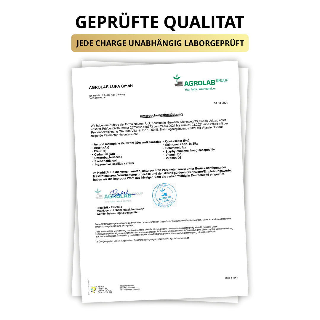 VITAMIN D3 TROPFEN - Jahresvorrat