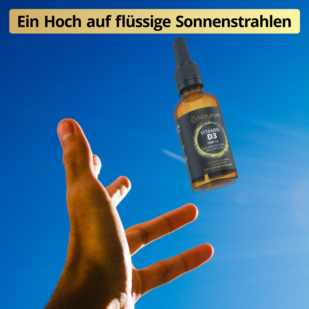 VITAMIN D3 TROPFEN - Jahresvorrat