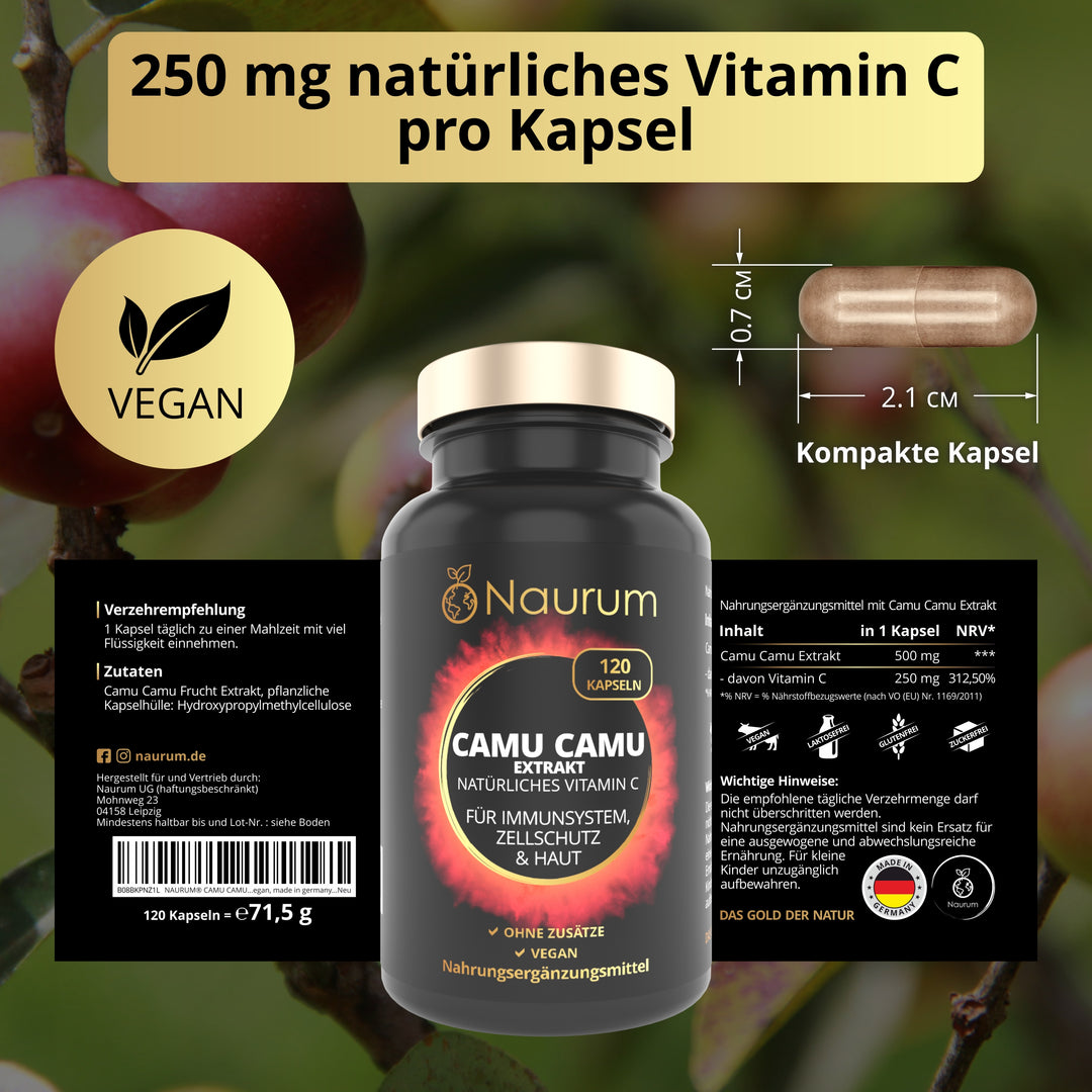 CAMU CAMU-EXTRAKT – Natürliches Vitamin C