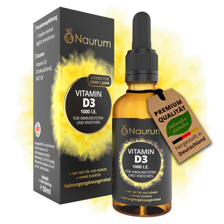 VITAMIN D3 TROPFEN 1000 I.E. - Jahresvorrat