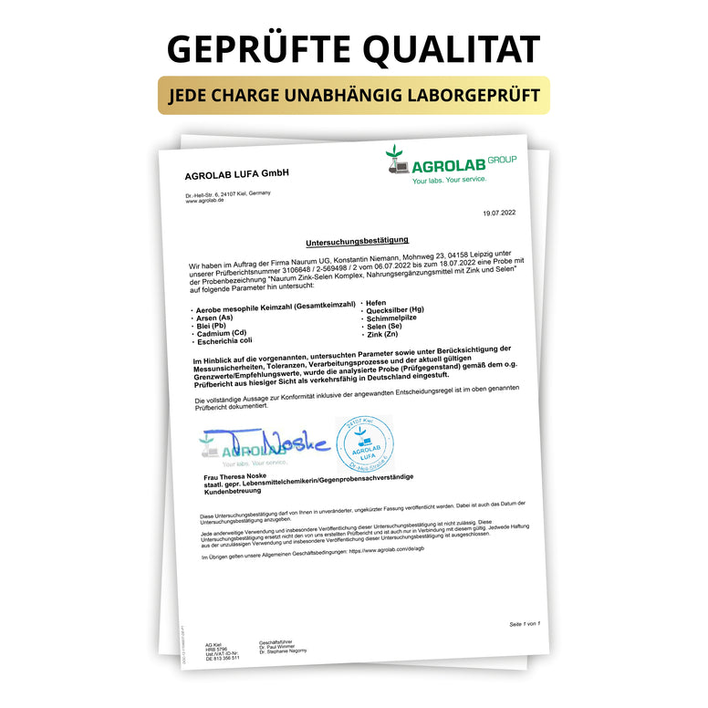 Zink Selen Komplex – 120 Kapseln (4 Monate)